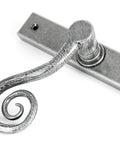 From The Anvil's Pewter Patina Monkeytail Slimline Lever Espag. Latch Set