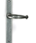From The Anvil's Pewter Patina Cottage Slimline Lever Espag. Latch Set