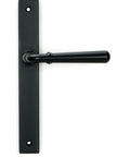 From The Anvil's Matt Black Newbury Slimline Lever Espag. Latch Set