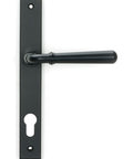 From The Anvil's Matt Black Newbury Slimline Lever Espag. Lock Set