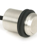 From The Anvil's Satin Marine SS (316) Floor Mounted Door Stop