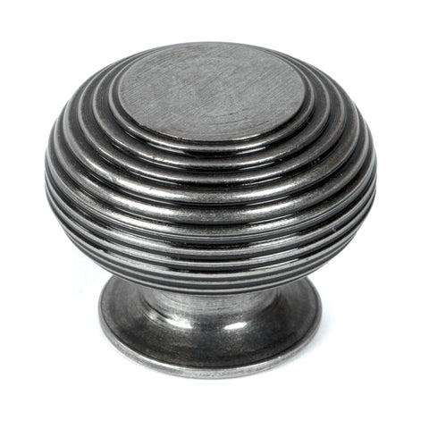From The Anvil's Pewter Patina Beehive Cabinet Knob