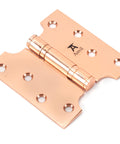 From The Anvil's Polished Bronze Parliament Hinges SS (pair)