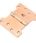 From The Anvil's Polished Bronze Parliament Hinges SS (pair)