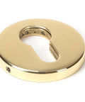 From The Anvil's Polished Brass 52mm Regency Concealed Escutcheon