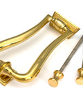 From The Anvil's Polished Brass Art Deco Door Knocker