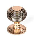 From The Anvil's Polished Bronze Beehive Centre Door Knob