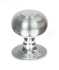From The Anvil's Satin Chrome Beehive Centre Door Knob