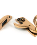 From The Anvil's Polished Bronze Beehive Sash Hook Fastener