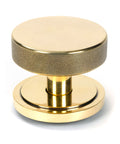 From The Anvil's Aged Brass Brompton Centre Door Knob