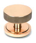 From The Anvil's Polished Bronze Brompton Centre Door Knob