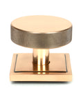 From The Anvil's Polished Bronze Brompton Centre Door Knob