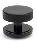 From The Anvil's Black Brompton Centre Door Knob
