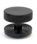 From The Anvil's Black Brompton Centre Door Knob