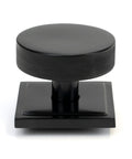 From The Anvil's Black Brompton Centre Door Knob