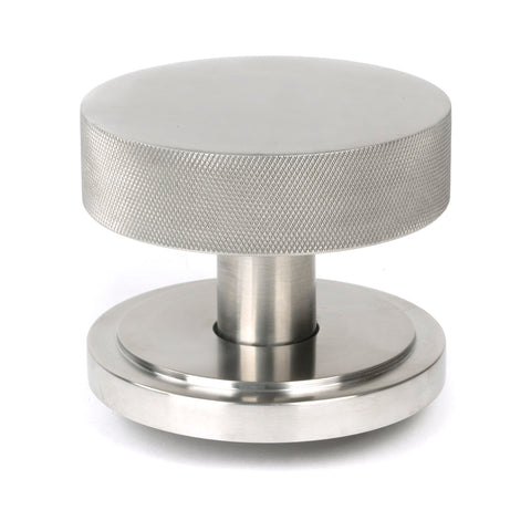 From The Anvil's Satin Marine SS (316) Brompton Centre Door Knob