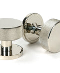 From The Anvil's Polished Nickel Brompton Mortice/Rim Knob Set