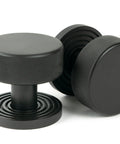 From The Anvil's Aged Bronze Brompton Mortice/Rim Knob Set