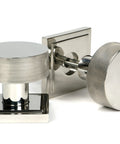 From The Anvil's Polished Marine SS (316) Brompton Mortice/Rim Knob Set