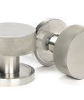 From The Anvil's Satin Marine SS (316) Brompton Mortice/Rim Knob Set