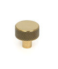 From The Anvil's Aged Brass 25mm Brompton Cabinet Knob