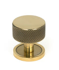 From The Anvil's Aged Brass 32mm Brompton Cabinet Knob