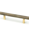 From The Anvil's Aged Brass Full Brompton Pull Handle