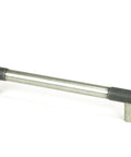 From The Anvil's Pewter Patina Half Brompton Pull Handle
