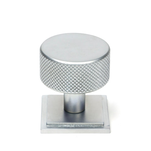 From The Anvil's Satin Chrome 32mm Brompton Cabinet Knob
