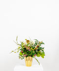 From The Anvil's Smooth Brass Flora Pot
