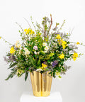 From The Anvil's Smooth Brass Flora Pot