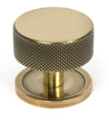 From The Anvil's Aged Brass 38mm Brompton Cabinet Knob