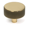 From The Anvil's Aged Brass 38mm Brompton Cabinet Knob
