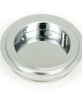 From The Anvil's Polished Chrome Art Deco Round Pull