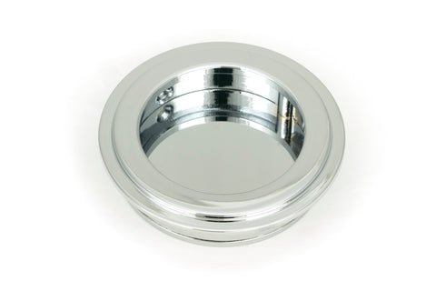 From The Anvil's Polished Chrome Art Deco Round Pull
