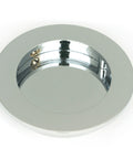 From The Anvil's Polished Chrome Plain Round Pull