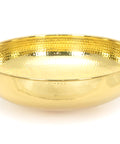 From The Anvil's Hammered Brass Round Sink