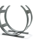 From The Anvil's Pewter Patina Curved Log Holder