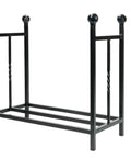 From The Anvil's Matt Black Rectangular Log Holder