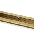 From The Anvil's Aged Brass Plain Rectangular Pull
