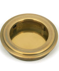 From The Anvil's Aged Brass Art Deco Round Pull