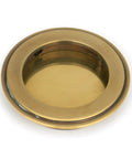 From The Anvil's Aged Brass Art Deco Round Pull