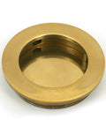 From The Anvil's Aged Brass Plain Round Pull