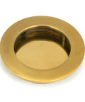 From The Anvil's Aged Brass Plain Round Pull