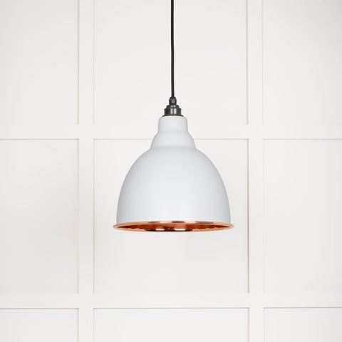 Smooth Copper Brindley Pendant in Flock