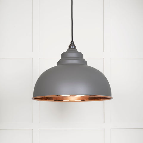 Smooth Copper Harborne Pendant in Bluff