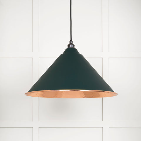 Hammered Copper Hockley Pendant in Dingle