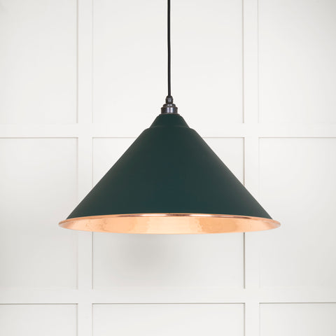 Hammered Copper Hockley Pendant in Dingle