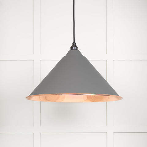 Smooth Copper Hockley Pendant in Bluff