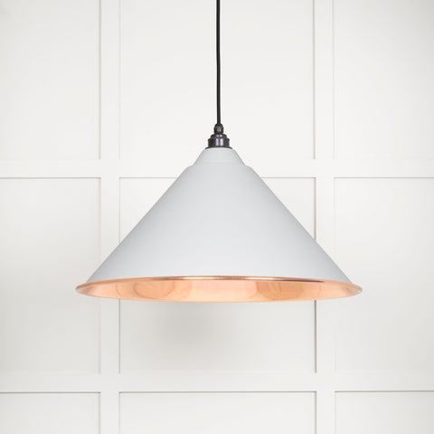 Smooth Copper Hockley Pendant in Flock